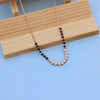 Elegant Rose Gold Mangalsutra Necklace with American Diamond