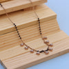 Rose GoldMangalsutra with Lab-Grown Diamonds – Heart Charms Design