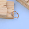 Luxury Rose Gold Ladies Ring with Lab-Grown Diamond – Floral Halo Design