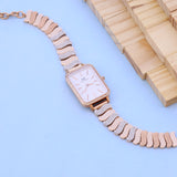 Women's Square Dial Watch with American Diamond