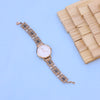Elegant Women's Watch with American Diamond Bracelet