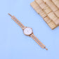 Stunning Skagen Women’s Rose Gold Watch – American Diamond Accents | Elegant Timepiece