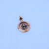 Lord Shiva Men Pendant with American Diamonds – Round Rose Gold Designer Spiritual Jewelry