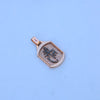 Shree Ram Religious Men Pendant with American Diamonds – Rose Gold Finish