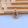 Shree Ram Religious Men Pendant with American Diamonds – Rose Gold Finish