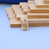 Stunning Gold Men Pendant with American Diamond Accents