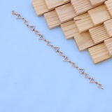 Geometric Triangle Ladies Bracelet with American Diamonds – Modern Elegance