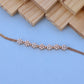 Elegant Rose Gold Women Bracelet with American Diamonds – Classic Sparkle for Every Occasion