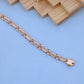 Rose Gold Designer Bracelet with American Diamonds – Elegant & Lightweight