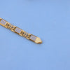 Gold Men Bracelet with Sparkling American Diamonds