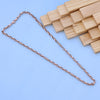18KT Rose Gold Men Chain with American Diamonds – Elegant Design