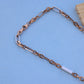Luxury 18kt Rose Gold Light Weight Chain  with White Accents – Elegant