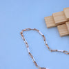 Luxari 18kt Rose Gold Chain with White Rhodium – Elegant & Modern Design