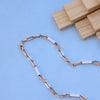 Luxari 18kt Rose Gold Chain with White Rhodium – Elegant & Modern Design
