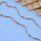 Elegant 18K Rose Gold Chain Necklace – Modern Link Design