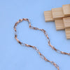 Elegant 18K Rose Gold Chain Necklace – Modern Link Design