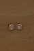 Exquisite Rose Gold Cluster Stud Earrings with Brilliant Diamonds