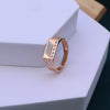 Moissanite Men's Rose GoldRing