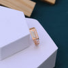 Moissanite Men's Rose GoldRing