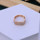 Luxurious Designer Men's Ring | Rose Gold Finish | Moissanite Diamond