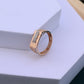 Luxurious Designer Men's Ring | Rose Gold Finish | Moissanite Diamond