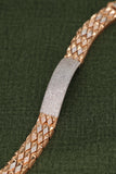 Rose Gold Diamond Bracelet with Secure Clasp