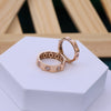 Couple Rings – Modern Screw Motif Design