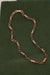Exquisite Rose Gold Rudraksha Necklace with Intricate Filigree Cylinders