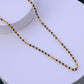 Gold Tulsi Mala with Gold-Toned Beads