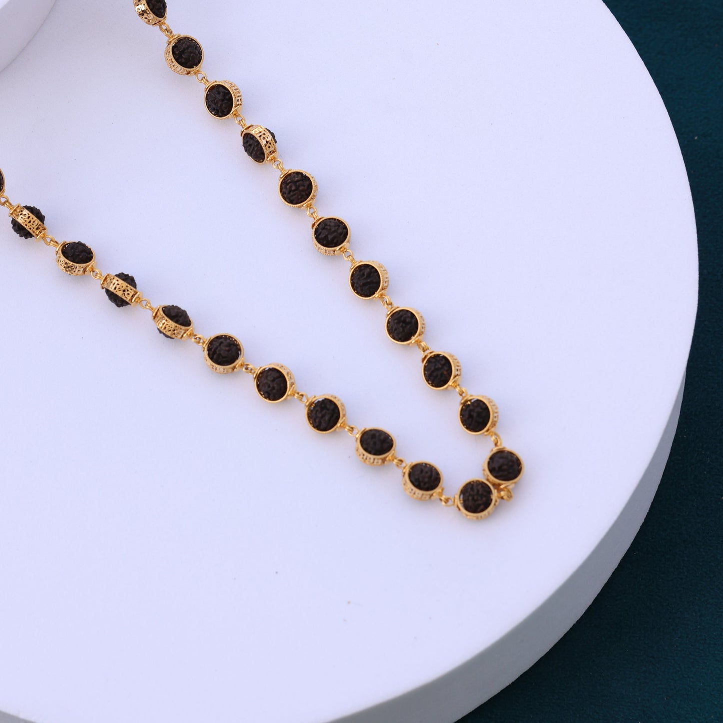 Rudraksha Gold Mala