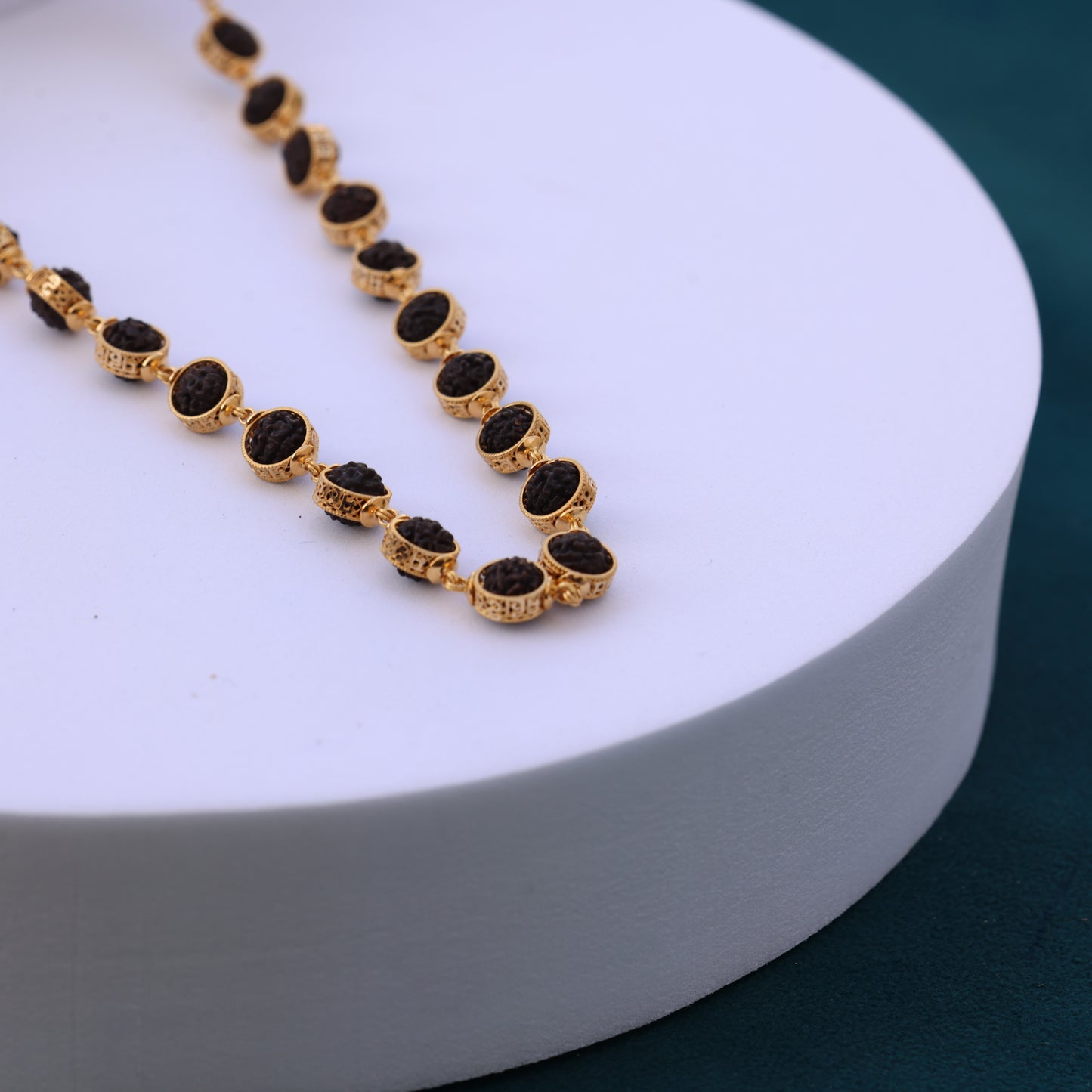 Rudraksha Gold Mala
