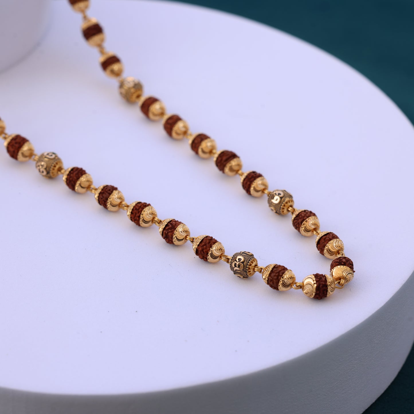 Rudraksha Gold Mala