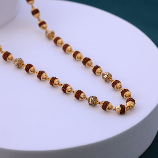 Rudraksha Gold Mala