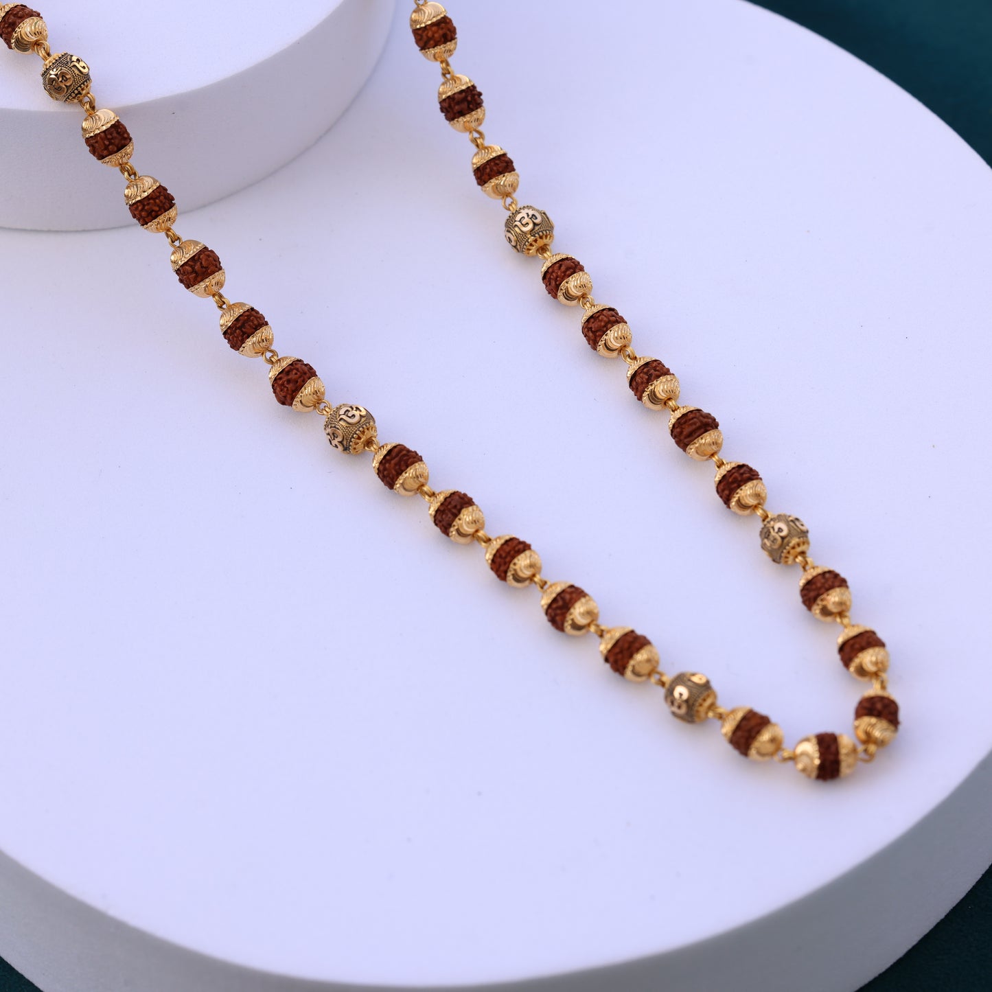 Rudraksha Gold Mala