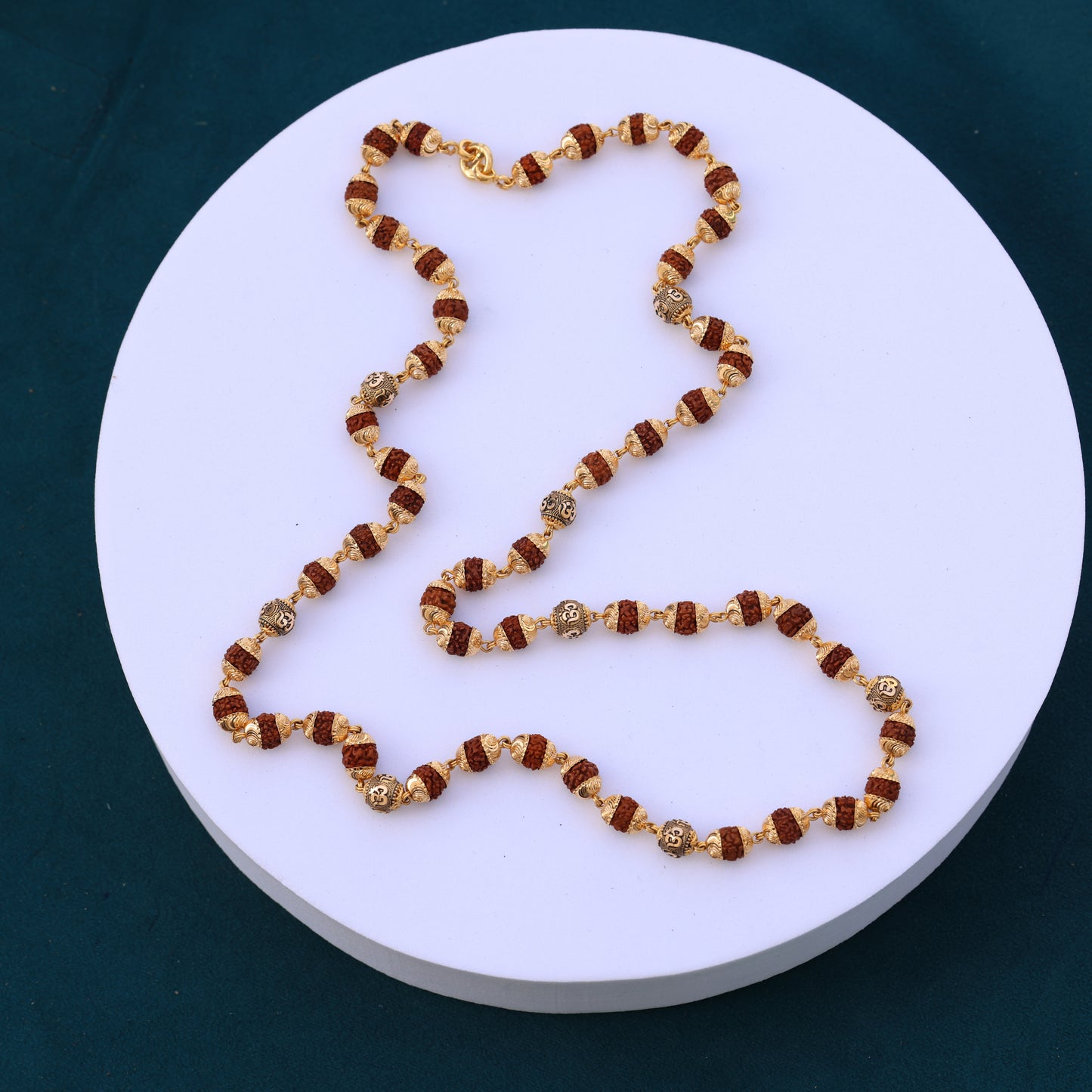 Rudraksha Gold Mala