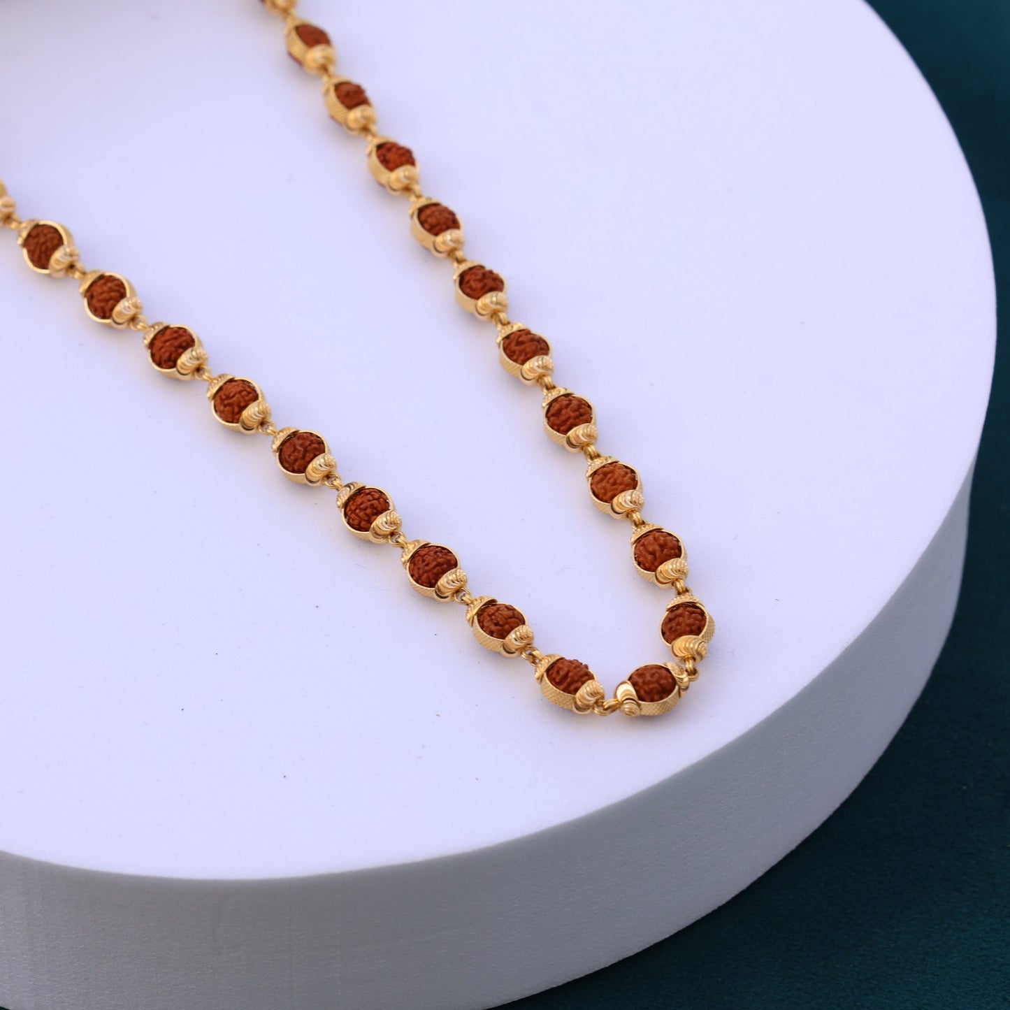 Rudraksha Gold Mala