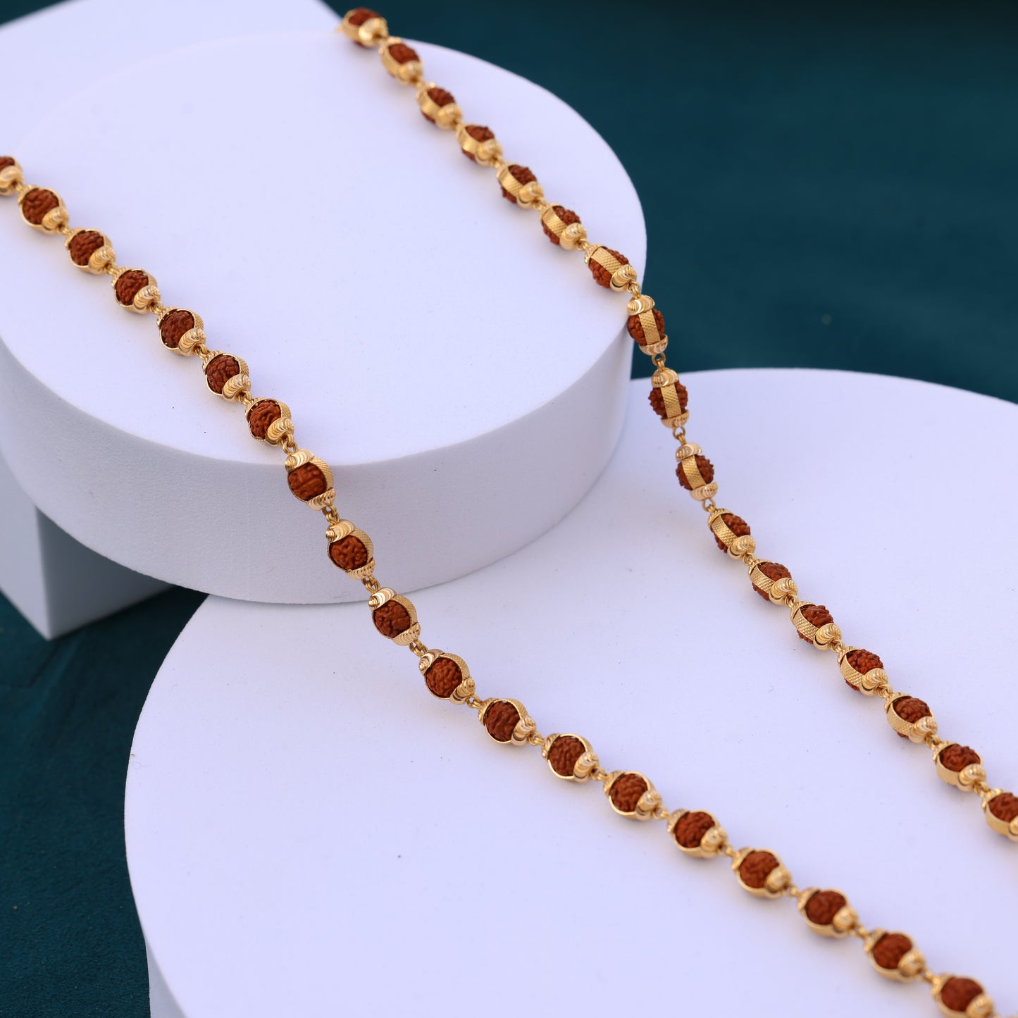 Rudraksha Gold Mala