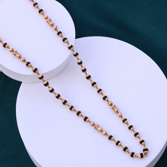 Gold Rudraksha mala