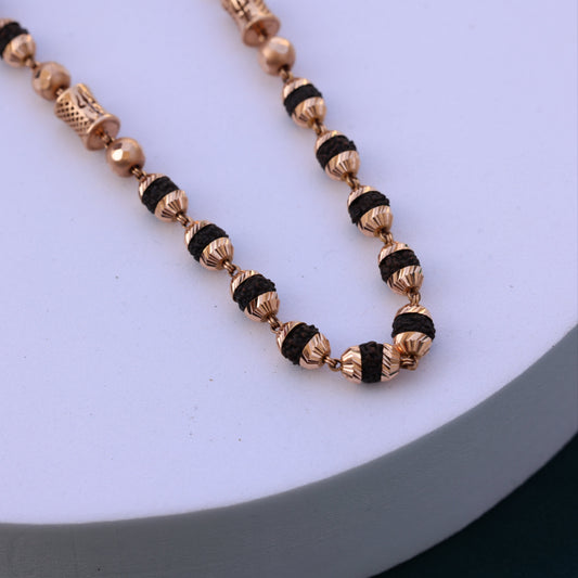 Gold Rudraksha mala