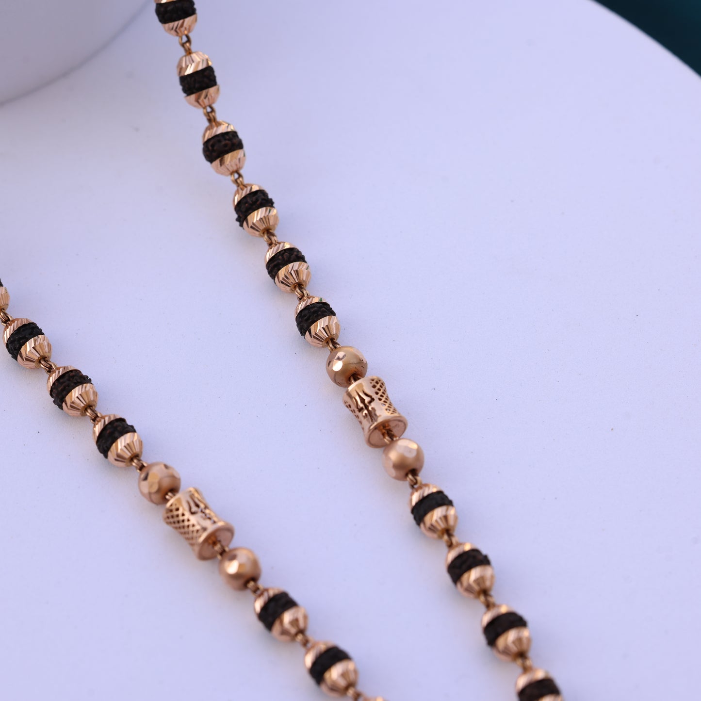 Gold Rudraksha mala