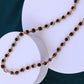Rudraksha Para Mala with American Diamond Accents - Men gold rudraksha mala