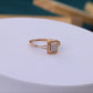 Square Halo American Diamond Ring