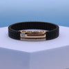 Stylish Gold Men's Bracelet with American Diamonds