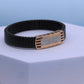 Stylish Gold Men's Bracelet with American Diamonds