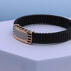 Stylish Gold Men's Bracelet with American Diamonds