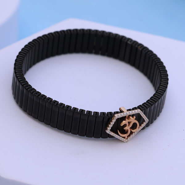 Stylish Men Bracelet with american diamond