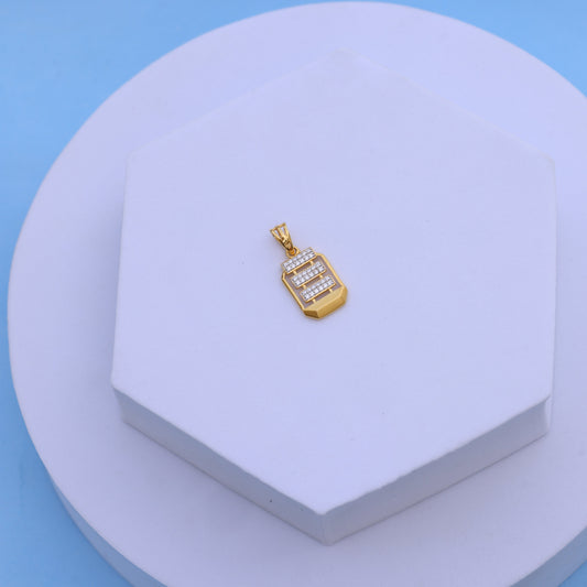 Gold men’s pendant