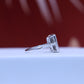 Moissanite Diamond Ring in 92.5 Sterling Silver