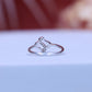 925 Sterling Silver Women Ring - Moissanite / Lab-Grown Diamond Ring