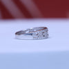 Moissanite Diamond Band Ring in 92.5 Sterling Silver